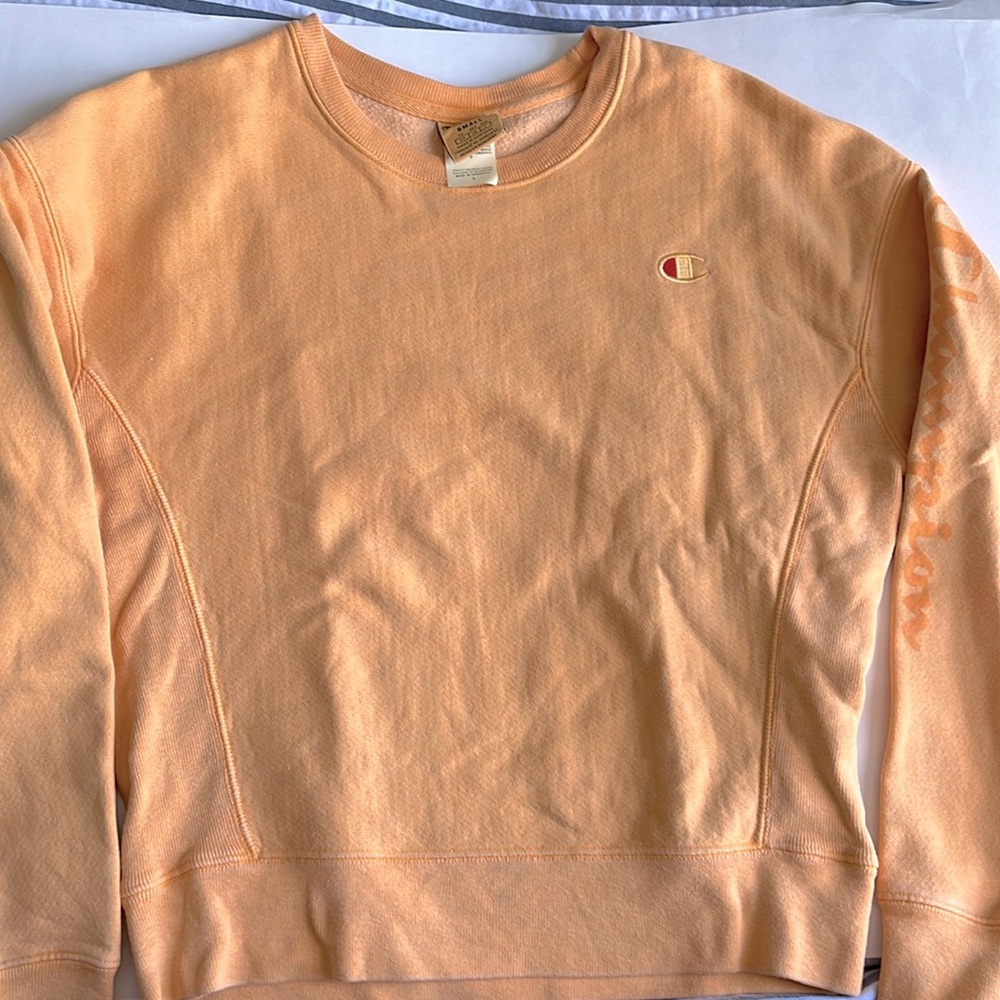 Champion Reverse Weave Peach Crew Neck - Small
